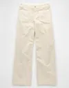 American Eagle Outfitters Ae Stretch Corduroy Low-rise Baggy Wide-leg Pant In Multi
