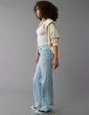 American Eagle Outfitters Ae Stretch Curvy High-waisted Straight Jean In Blue