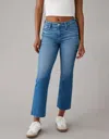 American Eagle Outfitters Ae Next Level Curvy Super High-waisted Flare Jean In Blue