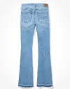 AMERICAN EAGLE OUTFITTERS AE STRETCH LOW-RISE FLARE JEAN