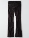 American Eagle Outfitters Ae Stretch Low-rise Kick Bootcut Pant In Black