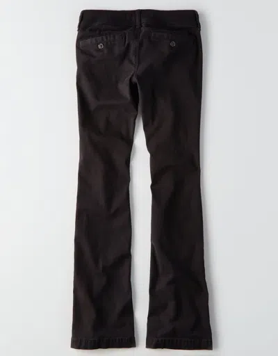American Eagle Outfitters Ae Stretch Low-rise Kick Bootcut Pant In Black