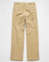 American Eagle Outfitters Ae Stretch Mid-rise Wide-leg Khaki Trouser In Green