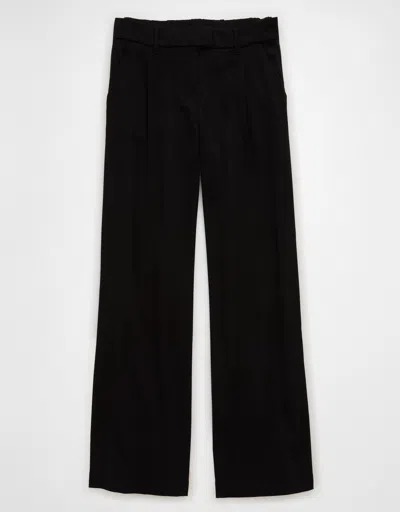 American Eagle Outfitters Ae Stretch Poppy Trouser In Black