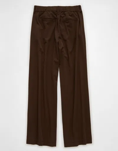 American Eagle Outfitters Ae Stretch Poppy Trouser In Brown