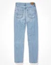 AMERICAN EAGLE OUTFITTERS AE STRETCH RIPPED CURVY '90S STRAIGHT JEAN