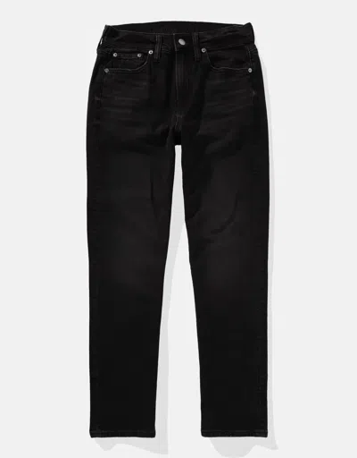 AMERICAN EAGLE OUTFITTERS AE STRETCH SUPER HIGH-WAISTED ANKLE STRAIGHT JEAN