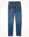 American Eagle Outfitters Ae Ae Dreamy Drape Stretch Baggy Ultra Wide-leg Super High-waisted Jean In Multi