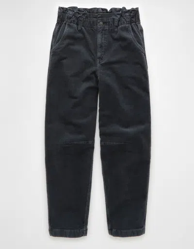 American Eagle Outfitters Ae Stretch Super High-waisted Corduroy Paper Bag Barrel Pant In Multi