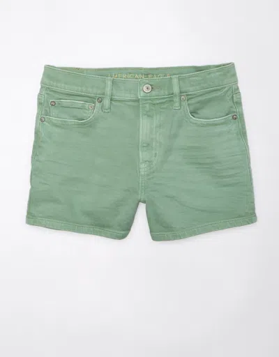 American Eagle Outfitters Ae Stretch Super High-waisted Relaxed Short In Green