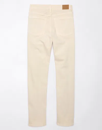 American Eagle Outfitters Ae Stretch Super High-waisted Straight Jean In White