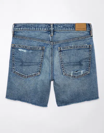 American Eagle Outfitters Ae Strigid 6" High-waisted Perfect Denim Short In Multi