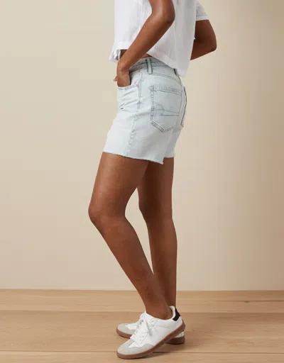 American Eagle Outfitters Ae Strigid Super High-waisted 6" Relaxed Denim Short In Multi