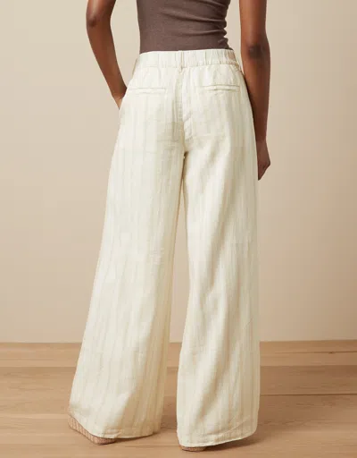 American Eagle Outfitters Ae Striped Linen-blend Trouser In Multi