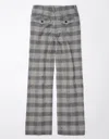 American Eagle Outfitters Ae Super High-waisted Baggy Wide-leg Trouser In Grey
