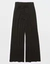 American Eagle Outfitters Ae Super High-waisted Trouser In Black