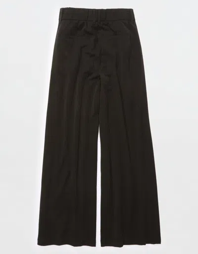American Eagle Outfitters Ae Super High-waisted Trouser In Black