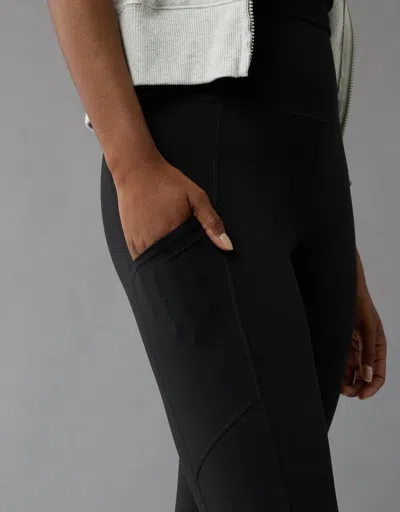 American Eagle Outfitters Ae The Everything High-waisted Pocket Legging In Black