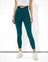 American Eagle Outfitters Ae The Lightweight Everything Crossover 7/8 Legging In Blue