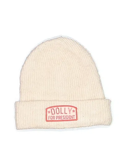 Pre-owned American Eagle Outfitters Beanie Hat In Ivory