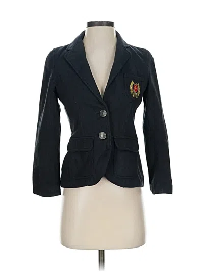 Pre-owned American Eagle Outfitters Blazer Jacket In Black