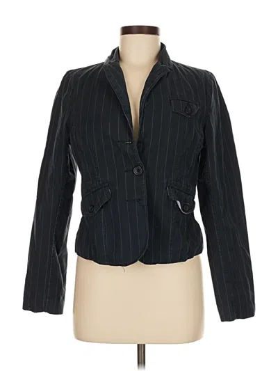 Pre-owned American Eagle Outfitters Blazer Jacket In Black
