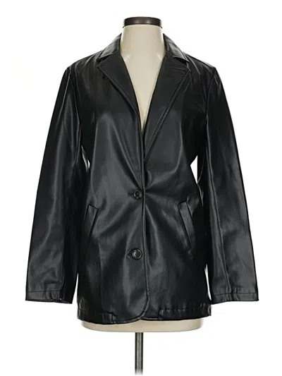 Pre-owned American Eagle Outfitters Blazer Jacket In Black