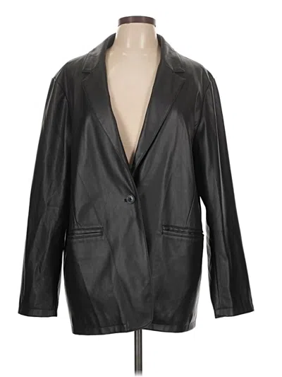 Pre-owned American Eagle Outfitters Blazer Jacket In Black