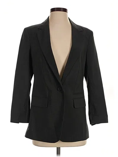 Pre-owned American Eagle Outfitters Blazer Jacket In Black
