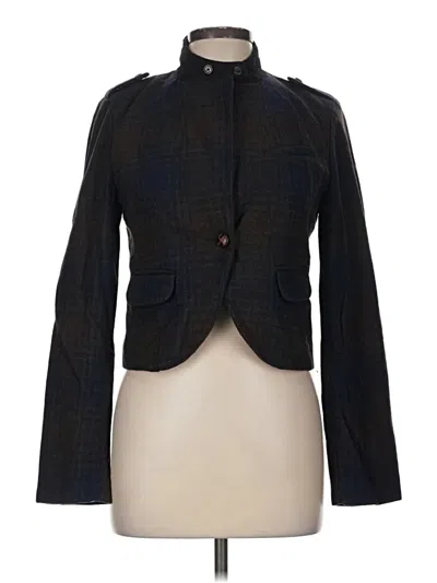 Pre-owned American Eagle Outfitters Blazer Jacket In Blue