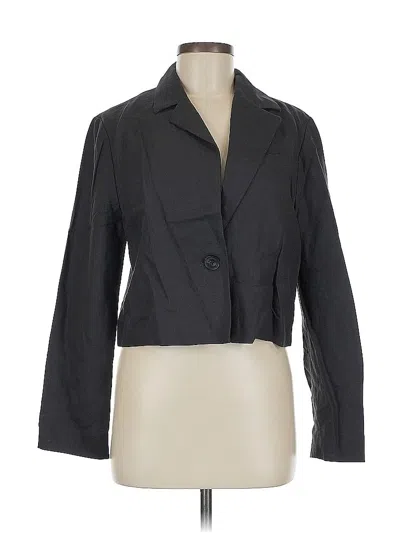 Pre-owned American Eagle Outfitters Blazer Jacket In Gray