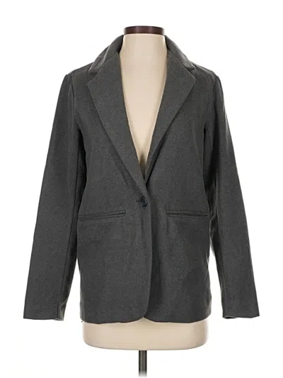 Pre-owned American Eagle Outfitters Blazer Jacket In Gray