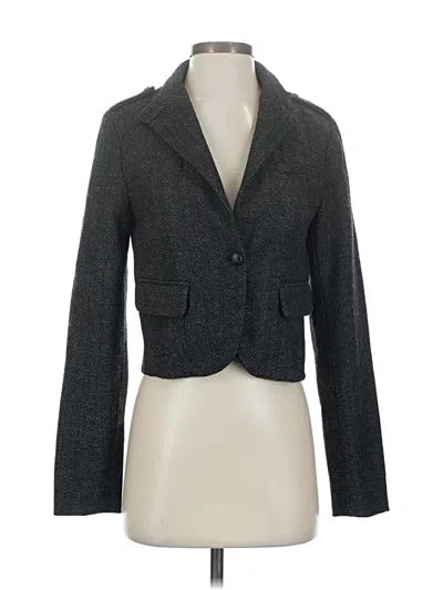 Pre-owned American Eagle Outfitters Blazer Jacket In Gray