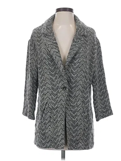 Pre-owned American Eagle Outfitters Blazer Jacket In Gray