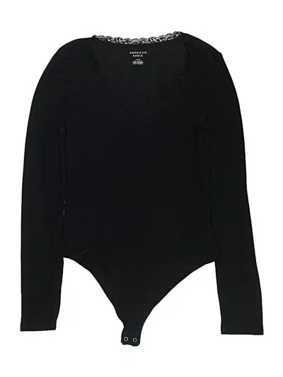 Pre-owned American Eagle Outfitters Bodysuit In Black