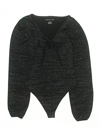 Pre-owned American Eagle Outfitters Bodysuit In Black