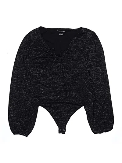 Pre-owned American Eagle Outfitters Bodysuit In Black