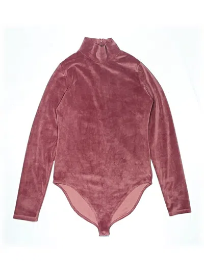 Pre-owned American Eagle Outfitters Bodysuit In Burgundy