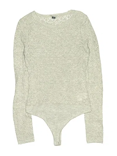 Pre-owned American Eagle Outfitters Bodysuit In Gray