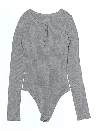 Pre-owned American Eagle Outfitters Bodysuit In Gray