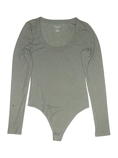 Pre-owned American Eagle Outfitters Bodysuit In Gray