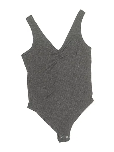 Pre-owned American Eagle Outfitters Bodysuit In Gray