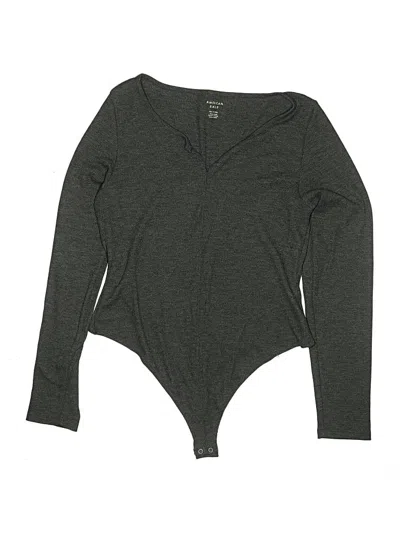 Pre-owned American Eagle Outfitters Bodysuit In Gray