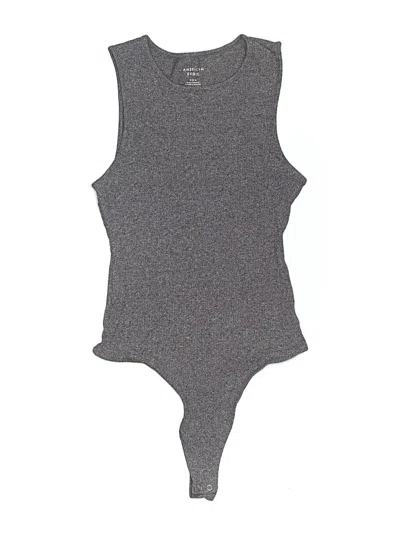 Pre-owned American Eagle Outfitters Bodysuit In Gray