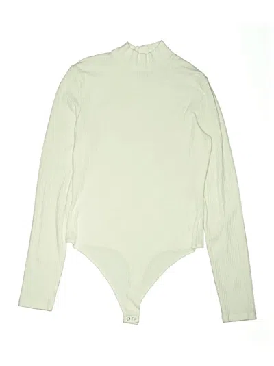 Pre-owned American Eagle Outfitters Bodysuit In Ivory