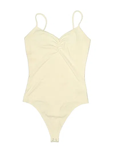 Pre-owned American Eagle Outfitters Bodysuit In Ivory
