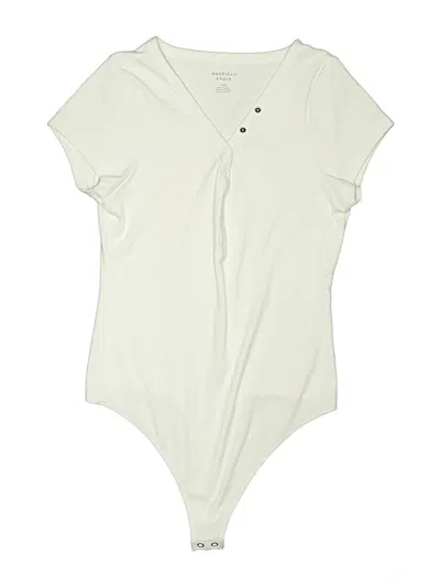 Pre-owned American Eagle Outfitters Bodysuit In Ivory