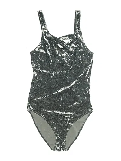 Pre-owned American Eagle Outfitters Bodysuit In Silver