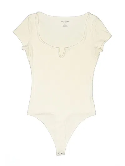 Pre-owned American Eagle Outfitters Bodysuit In White