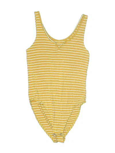 Pre-owned American Eagle Outfitters Bodysuit In Yellow